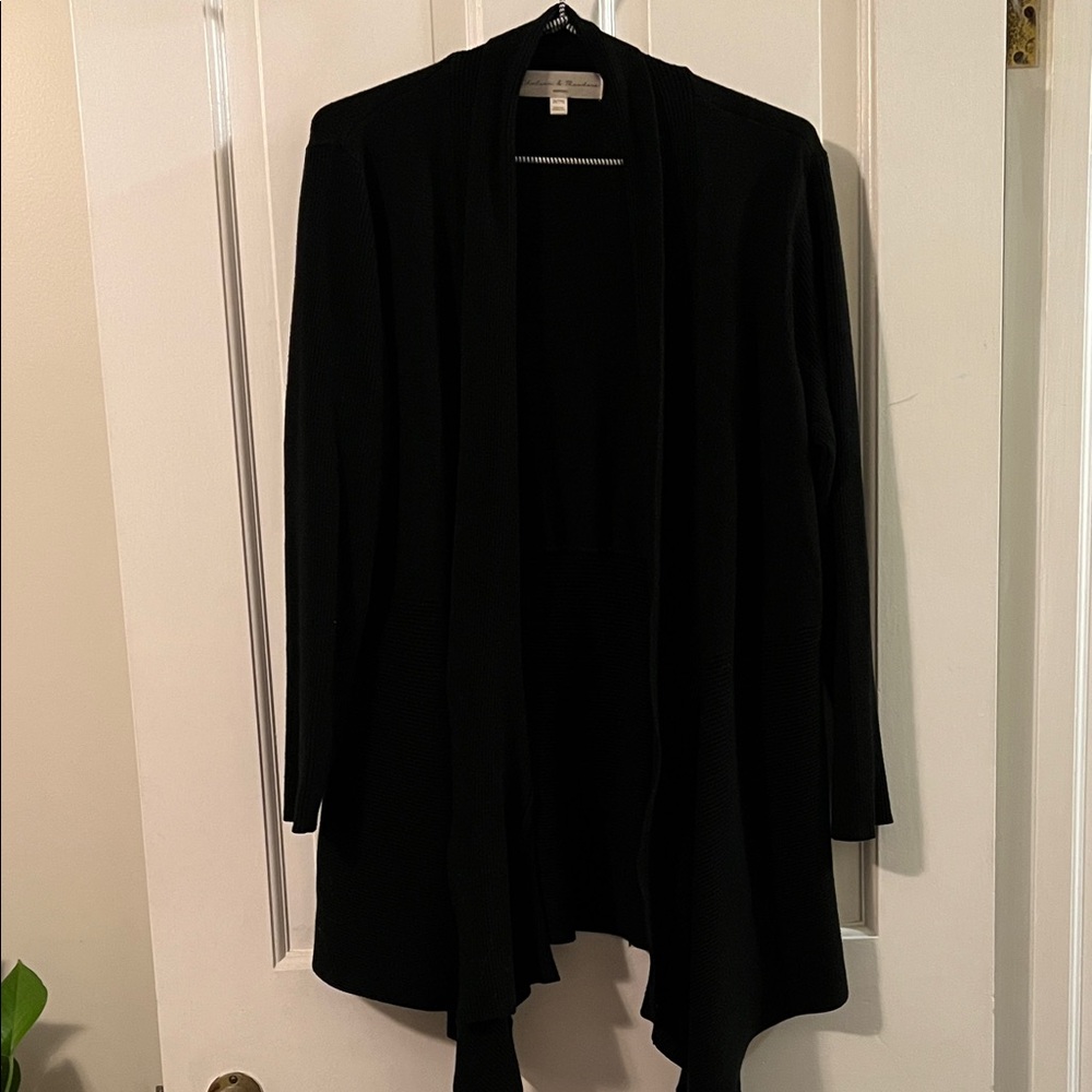 Chelsea & Theodore Elegant Black Cardigan
